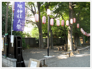 平塚神社の風景